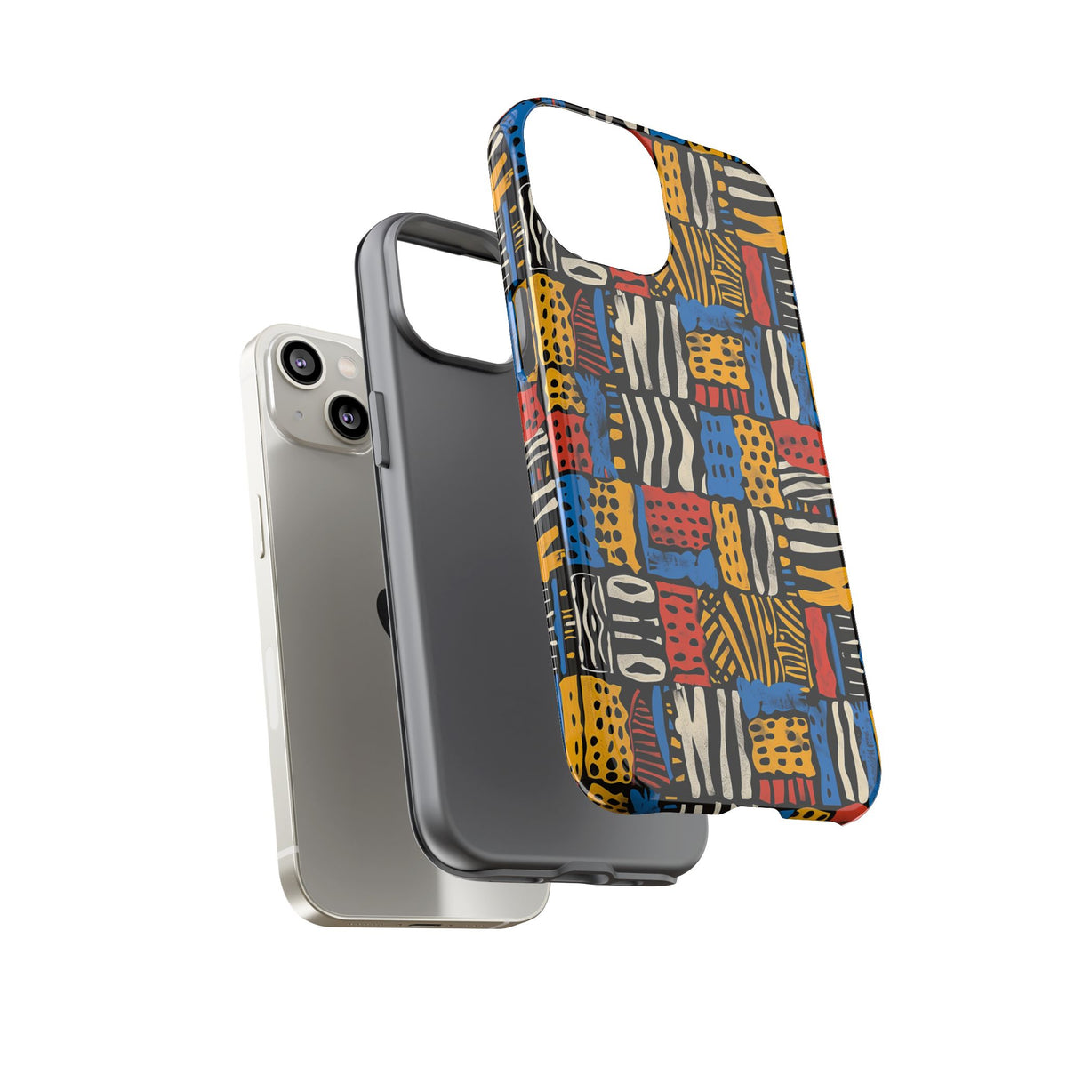 Stylish African Pattern Phone Case – Unique and Vibrant Protection 179