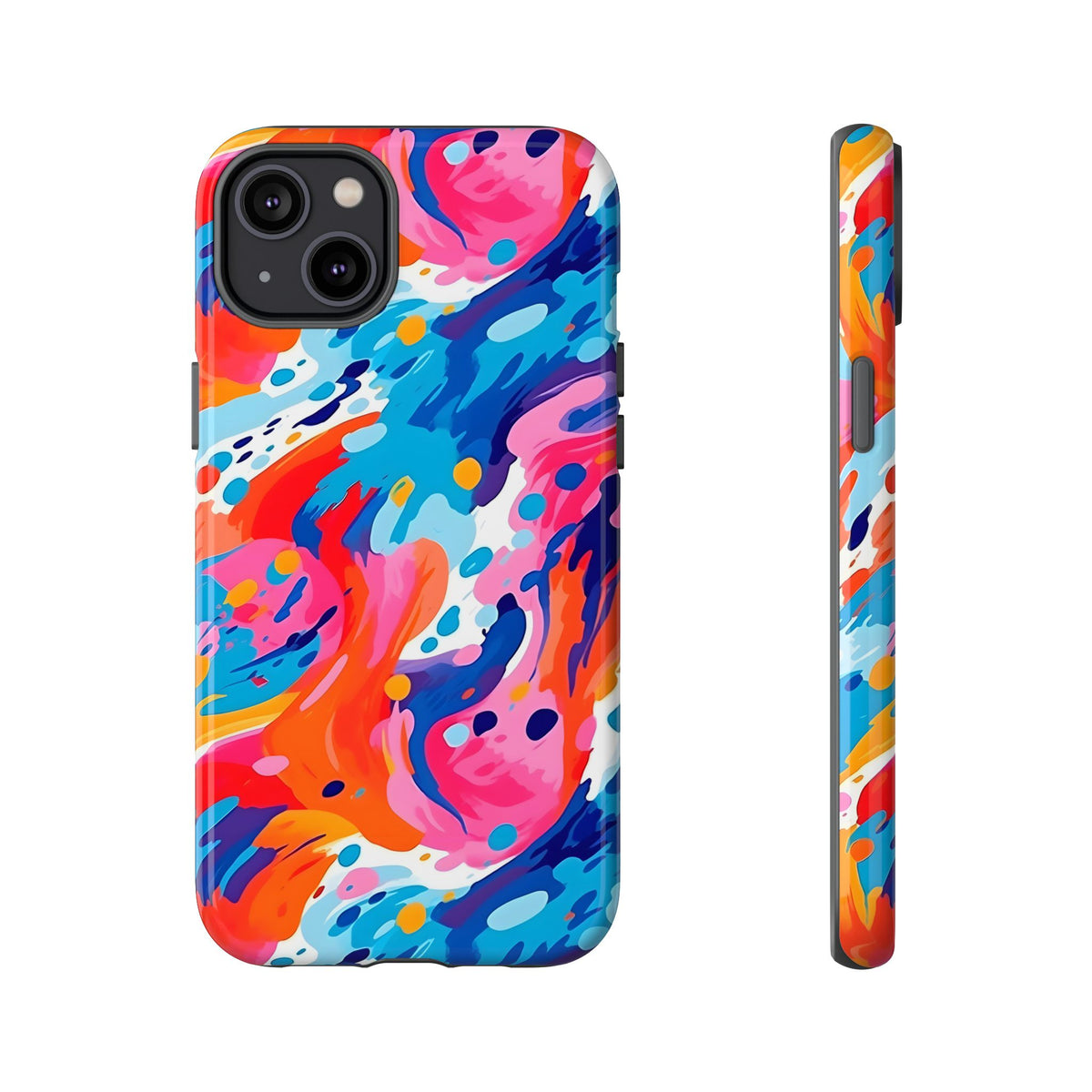 Abstract Painting Design Phone Case – Modern Art-Inspired Phone Cover 4