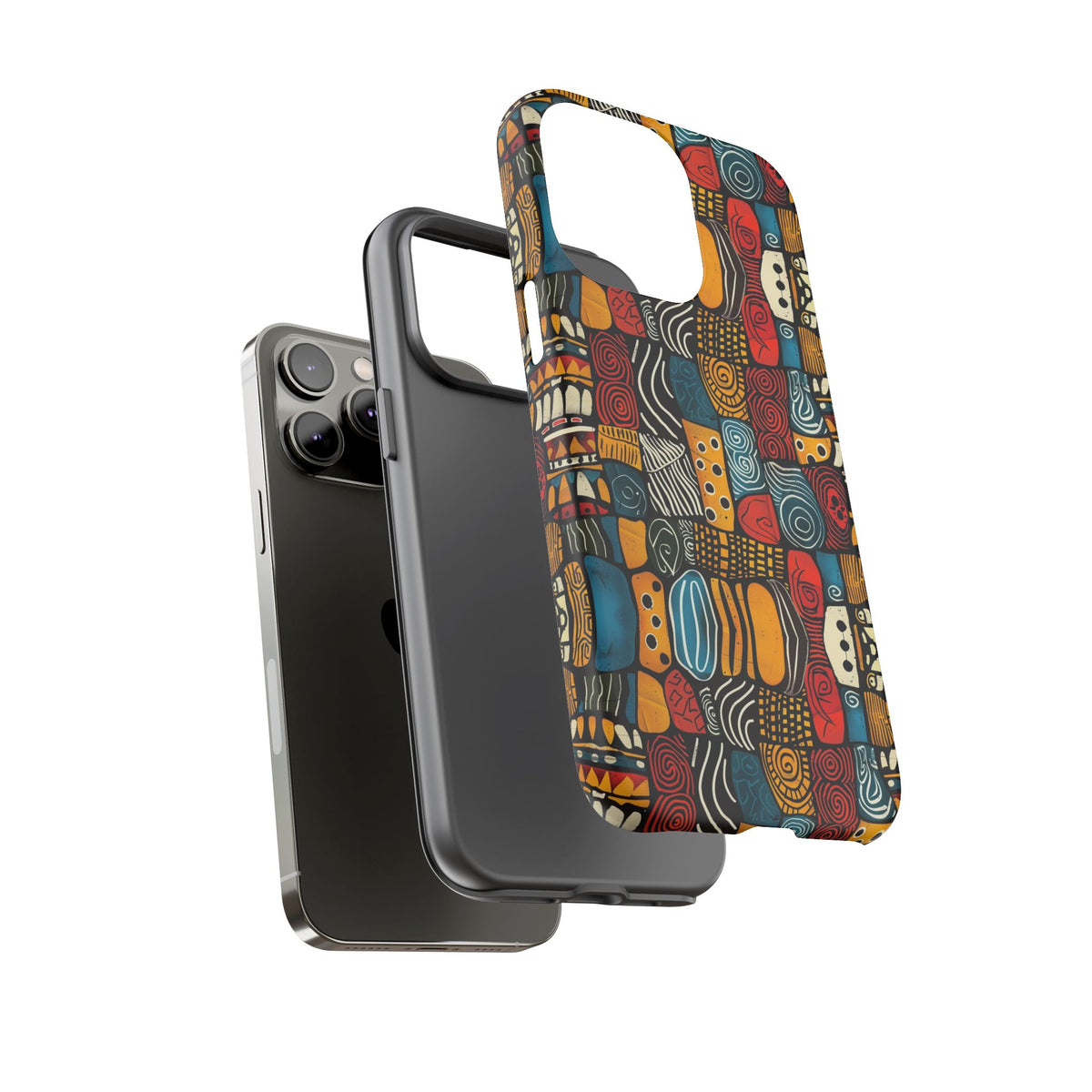 Stylish African Pattern Phone Case – Unique and Vibrant Protection 159