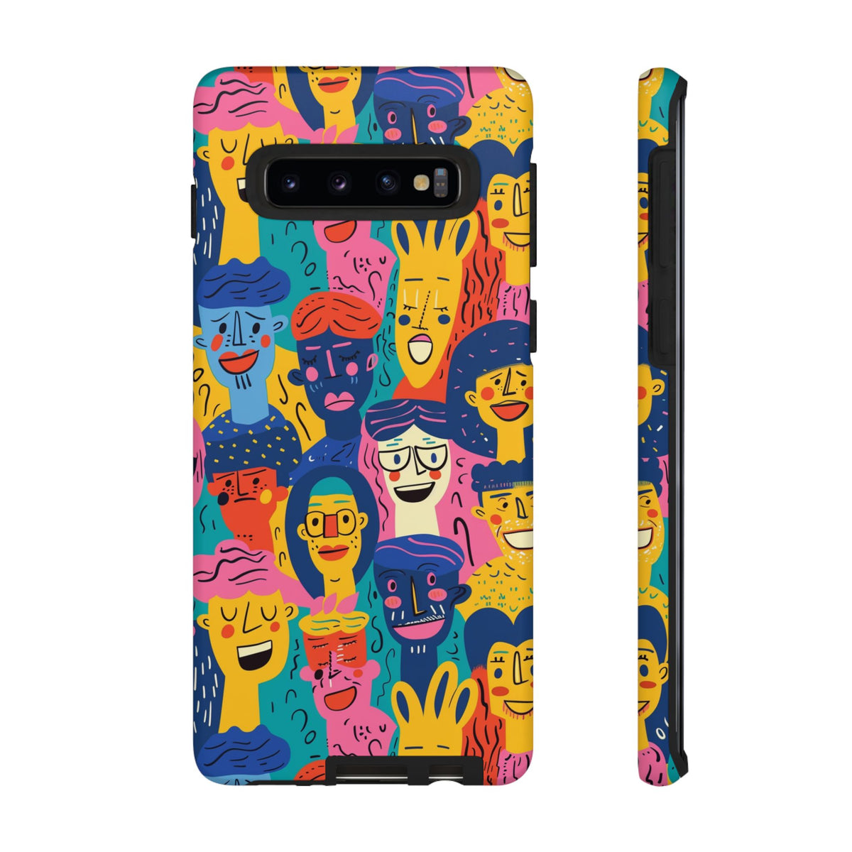 Happy Faces Phone Case – Joyful and Cheerful Design for a Bright Look 6