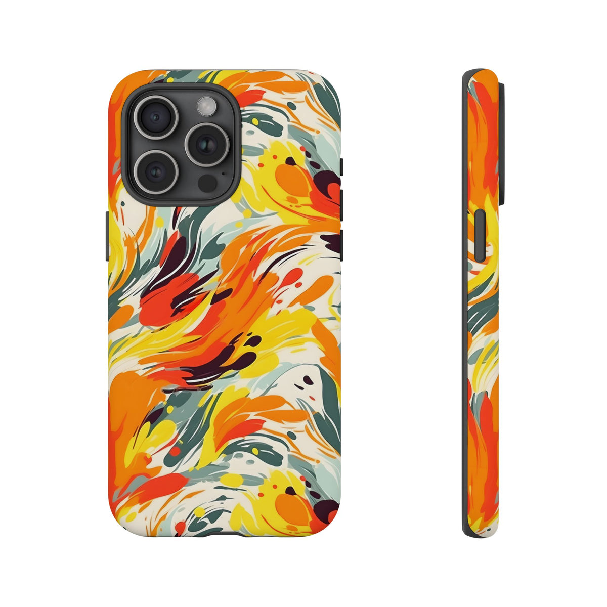 Abstract Painting Design Phone Case – Modern Art-Inspired Phone Cover 5