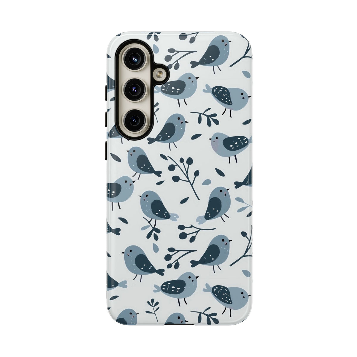 Birds Seamless Pattern Phone Case – Elegant and Timeless Avian Design 10