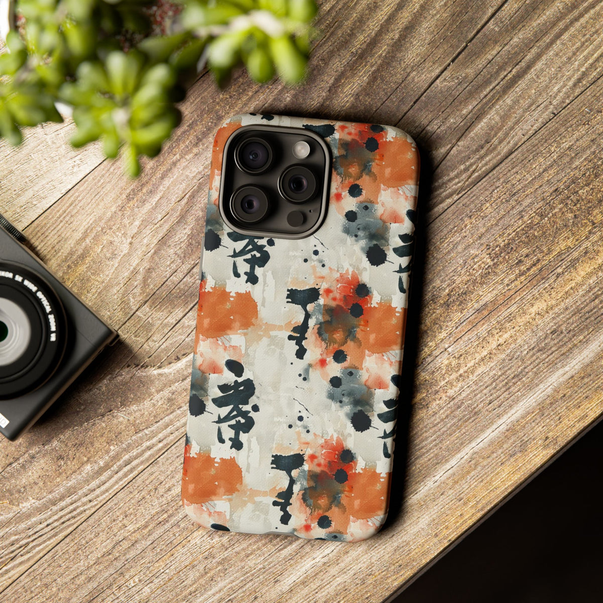 Japanese Pattern Phone Case – Elegant & Timeless Design for Your Phone 459