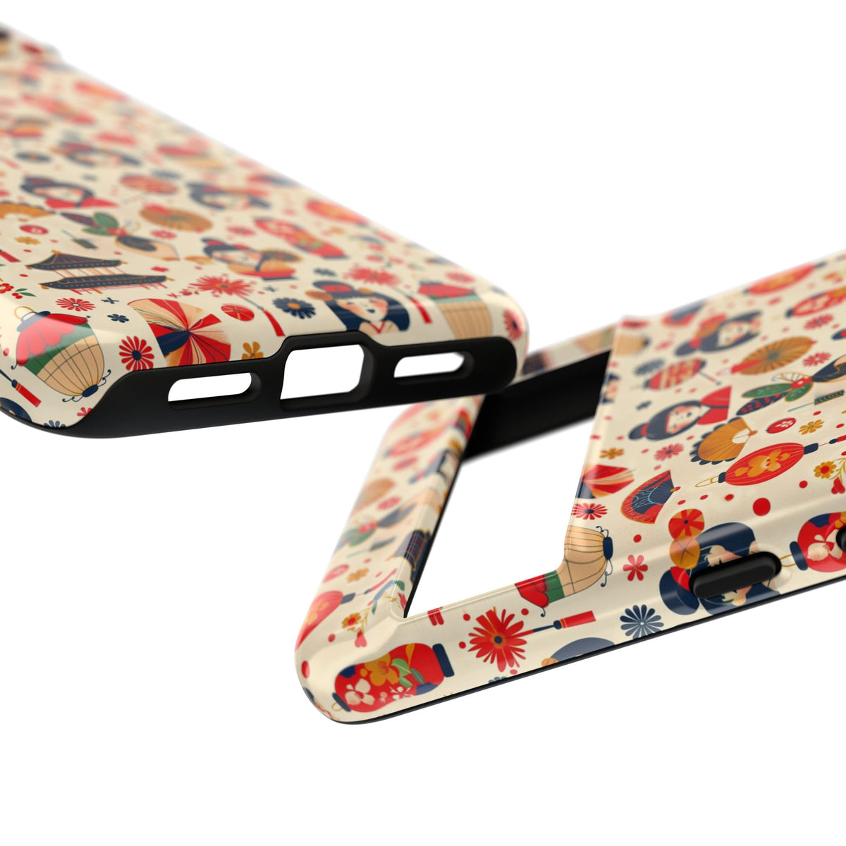 Japanese Pattern Phone Case – Elegant & Timeless Design for Your Phone 090