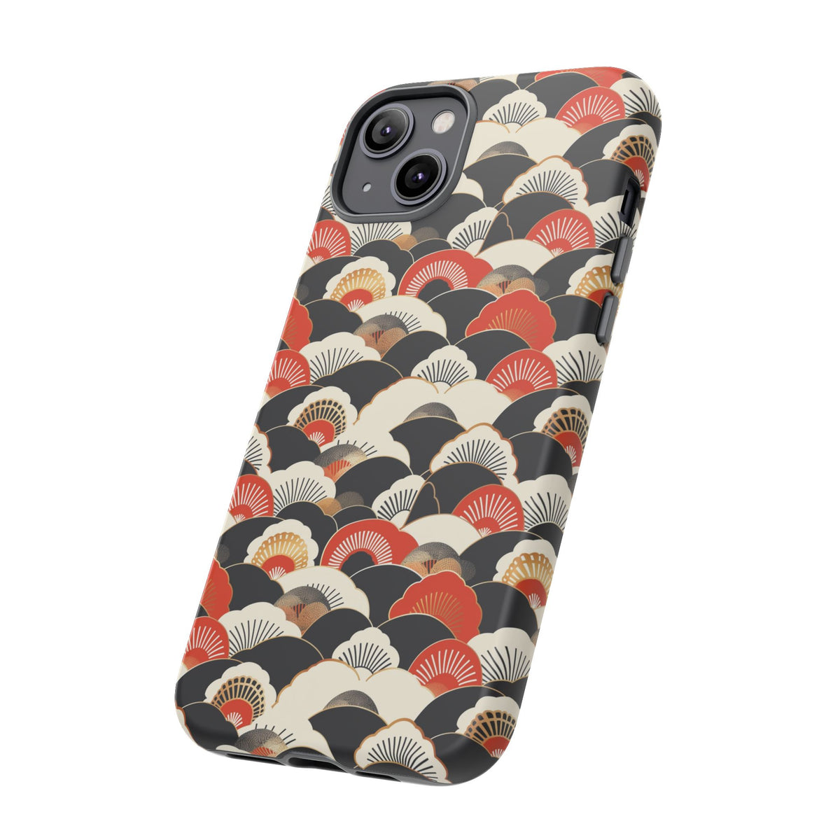 Japanese Pattern Phone Case – Elegant & Timeless Design for Your Phone 080