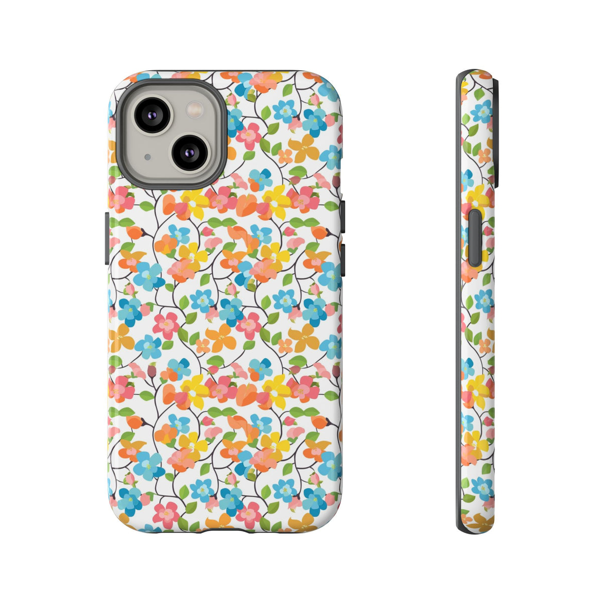 Spring Pattern Phone Case – Fresh & Vibrant Design for Your Phone 407