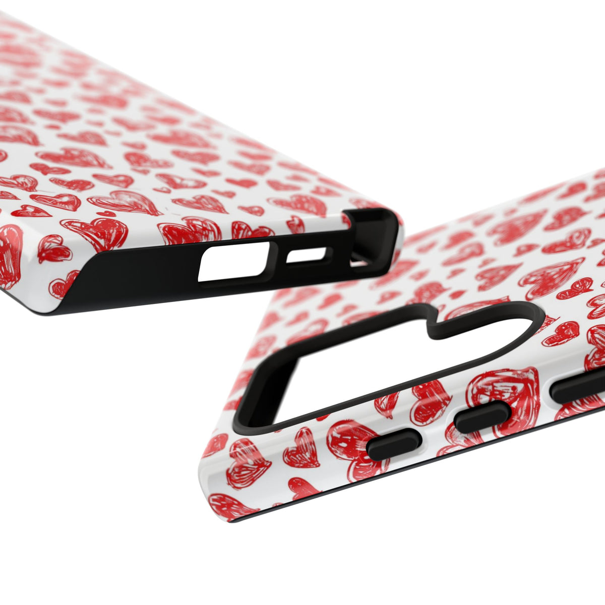 Heart Pattern Phone Case – Stylish & Loving Design for Your Device 814