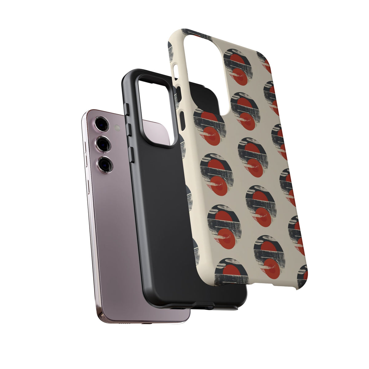 Japanese Pattern Phone Case – Elegant & Timeless Design for Your Phone 098