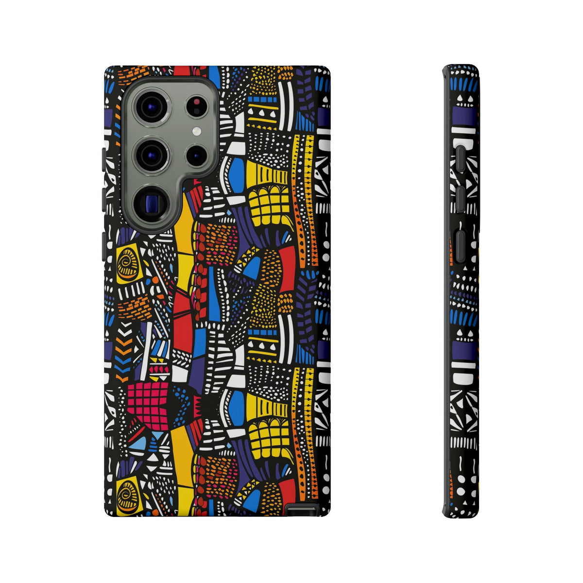 Stylish African Pattern Phone Case – Unique and Vibrant Protection 201