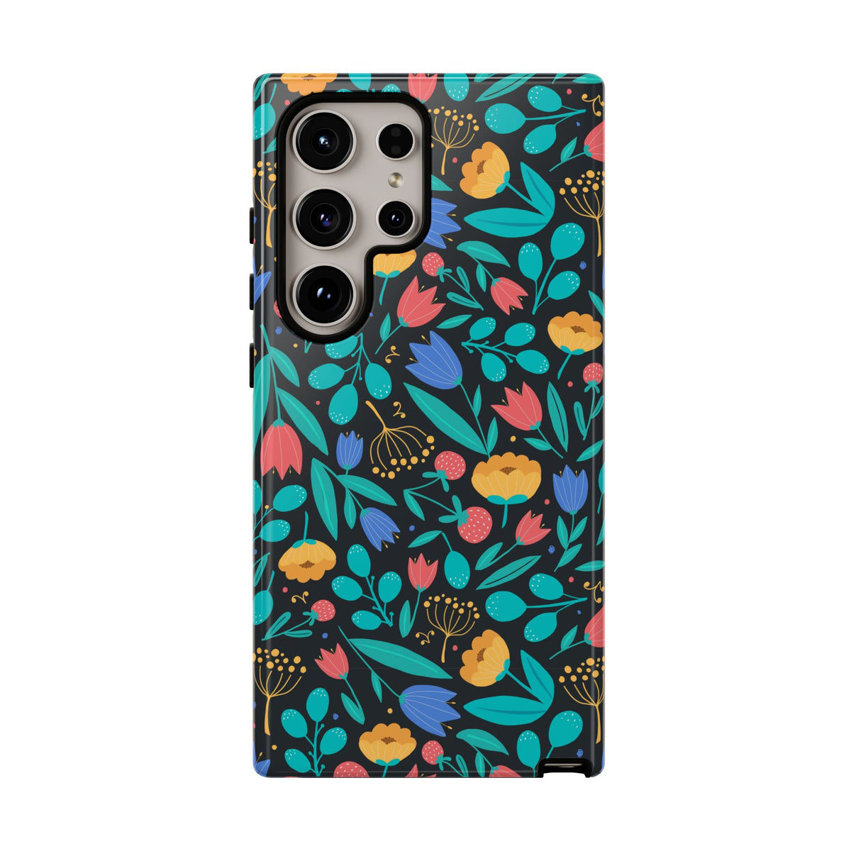 Colorful Little Flower Design Phone Case – Bright and Cheerful Floral Phone Cover