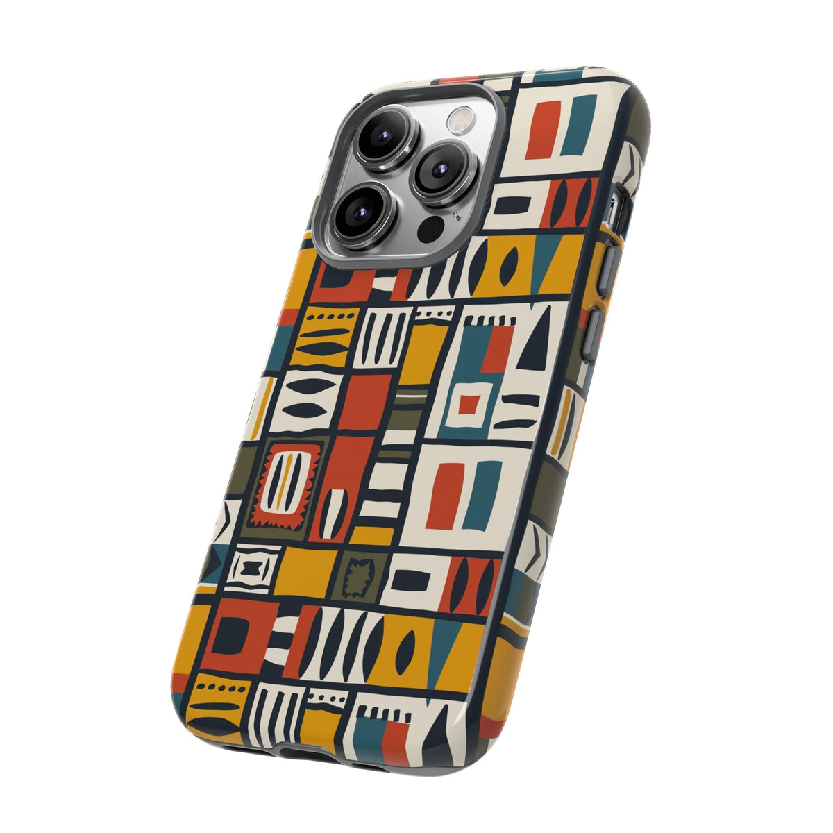 Stylish African Pattern Phone Case – Unique and Vibrant Protection 013