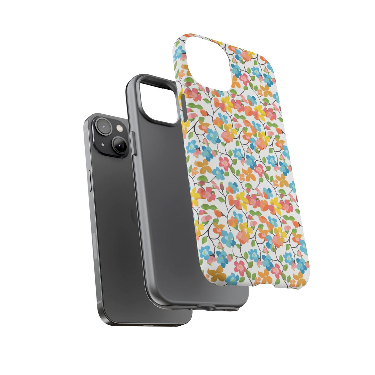 Spring Pattern Phone Case – Fresh & Vibrant Design for Your Phone 407