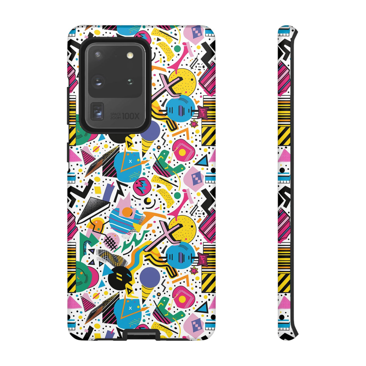 90s Themed Seamless Pattern Phone Case – Embrace Retro Style and Protection 225