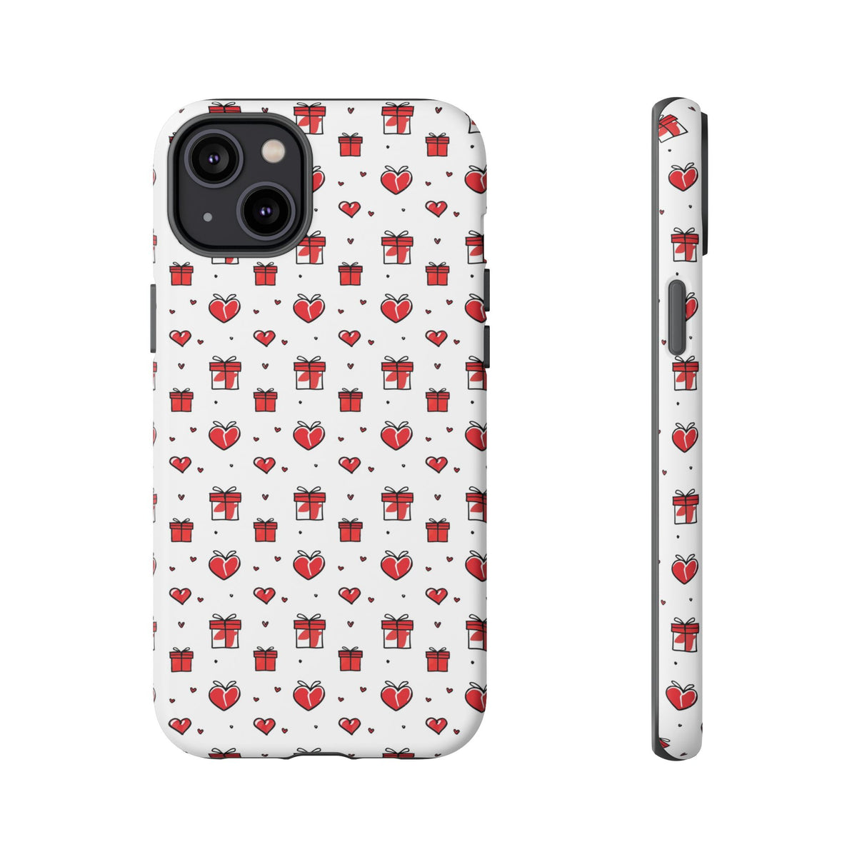 Heart Pattern Phone Case – Stylish & Loving Design for Your Device 234