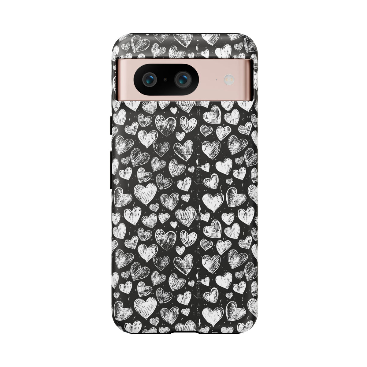 Heart Pattern Phone Case – Stylish & Loving Design for Your Device 815