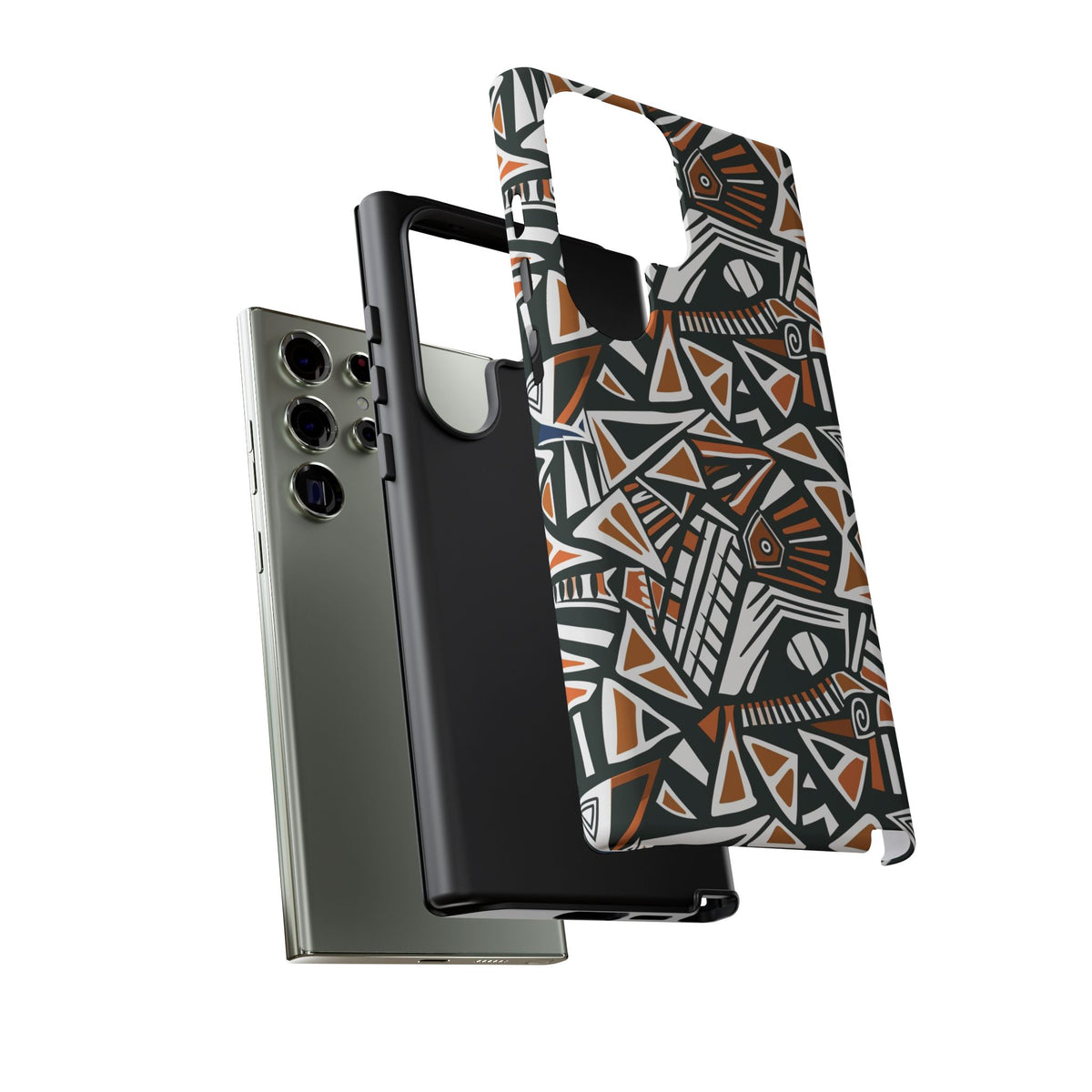 Stylish African Pattern Phone Case – Unique and Vibrant Protection 205