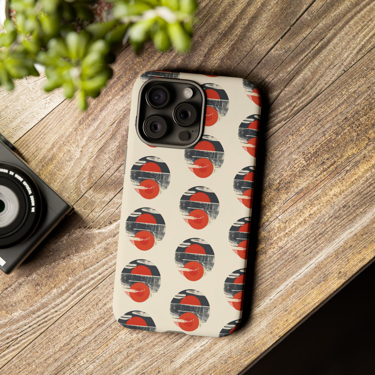 Japanese Pattern Phone Case – Elegant & Timeless Design for Your Phone 098