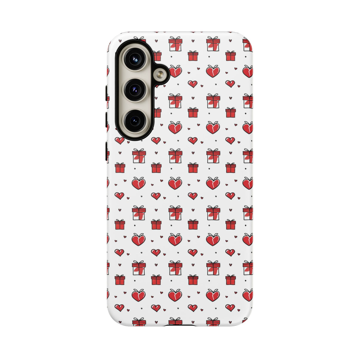 Heart Pattern Phone Case – Stylish & Loving Design for Your Device 234