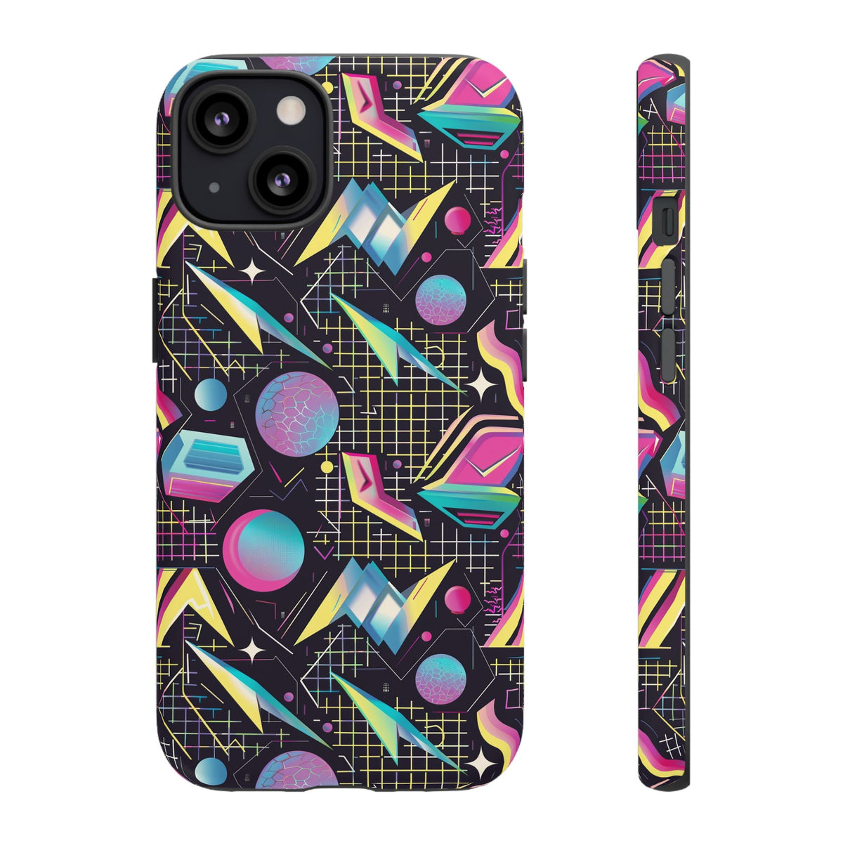 Retro 80s Seamless Phone Case – Vintage Style Meets Modern Protection 086