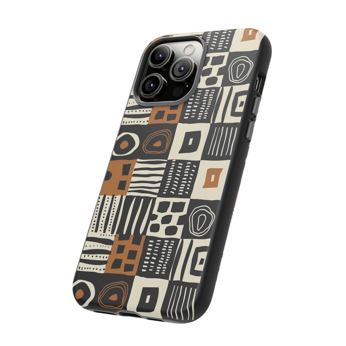 Stylish African Pattern Phone Case – Unique and Vibrant Protection 168