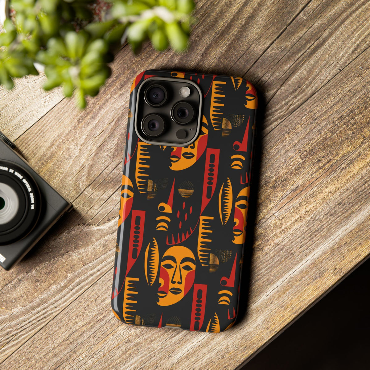 Stylish African Pattern Phone Case – Unique and Vibrant Protection 203