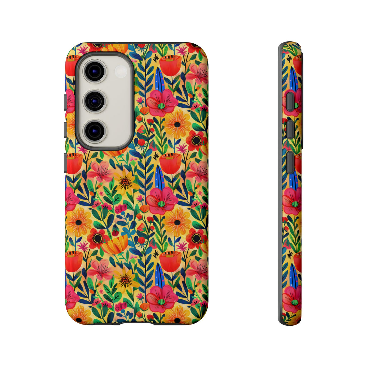 Frida Kahlo's Flower Phone Case – Artistic Elegance for Your Phone 7