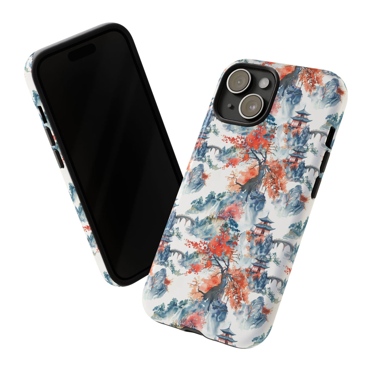 Japanese Pattern Phone Case – Elegant & Timeless Design for Your Phone 043