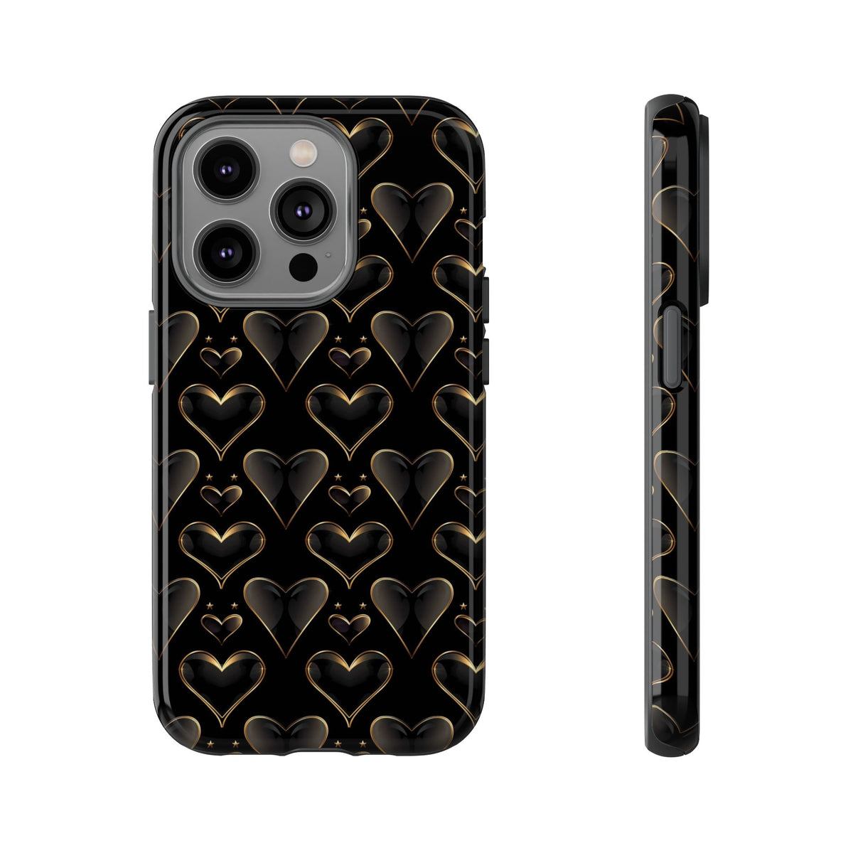 Heart Pattern Phone Case – Stylish & Loving Design for Your Device 362