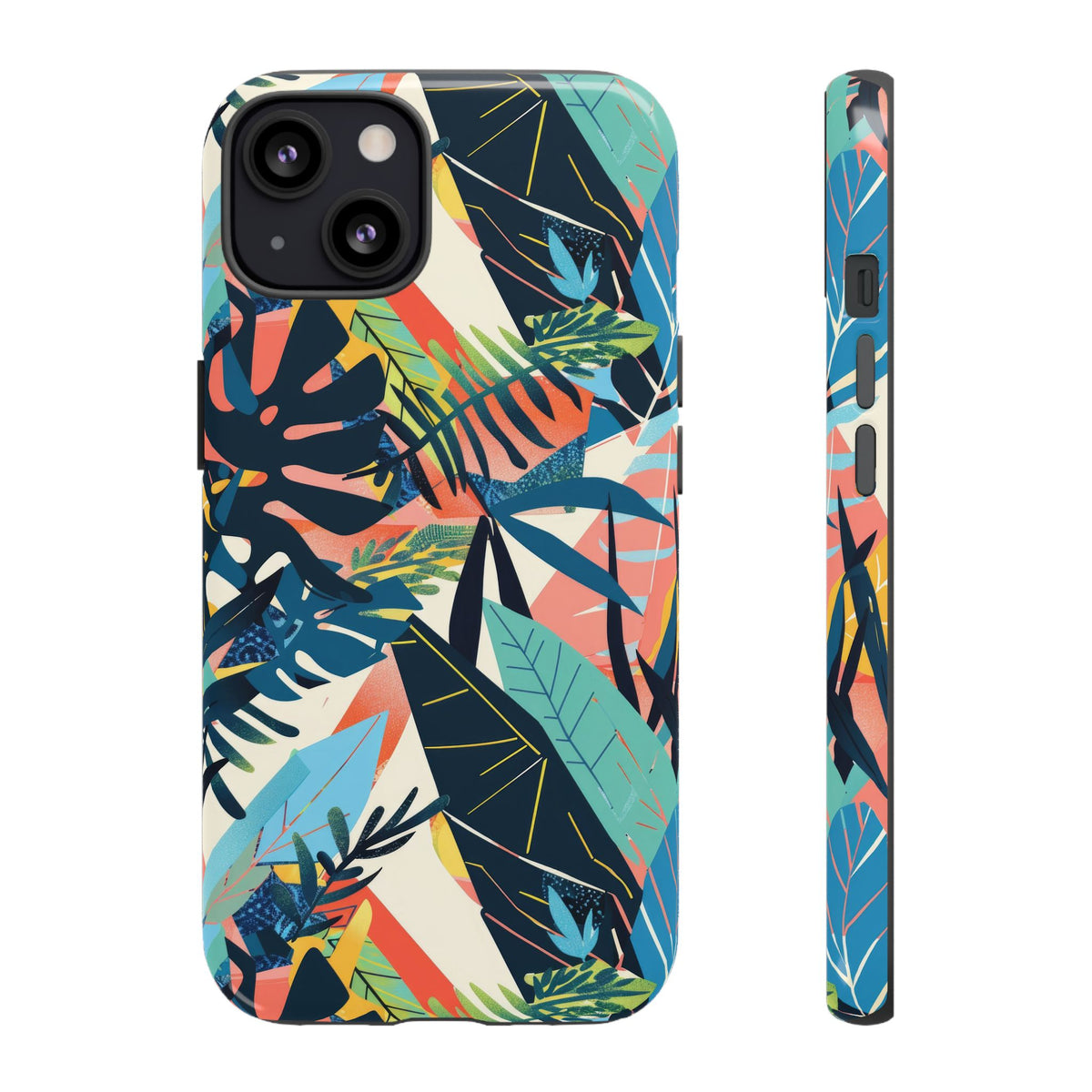 Jungle Collage Phone Case – Vibrant & Durable