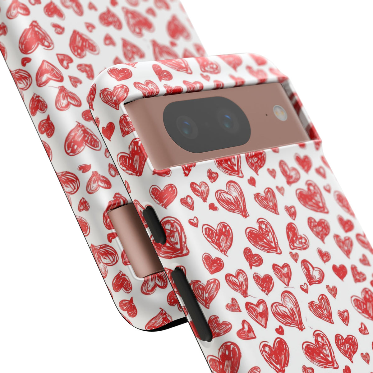 Heart Pattern Phone Case – Stylish & Loving Design for Your Device 814