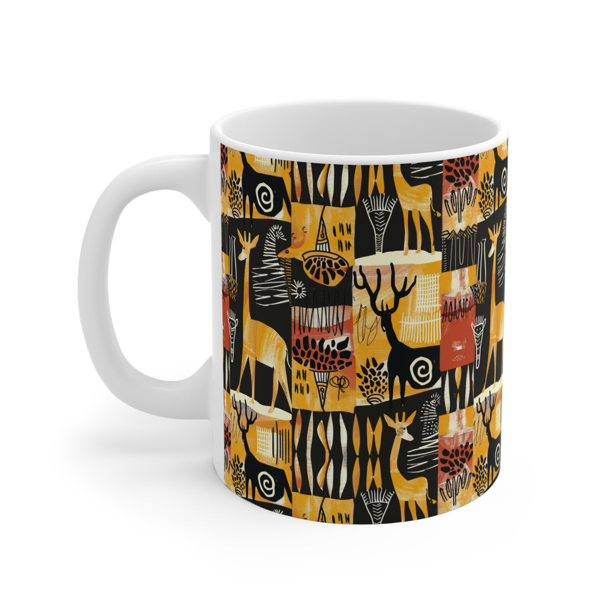 All-Over African Pattern Coffee Mug 482