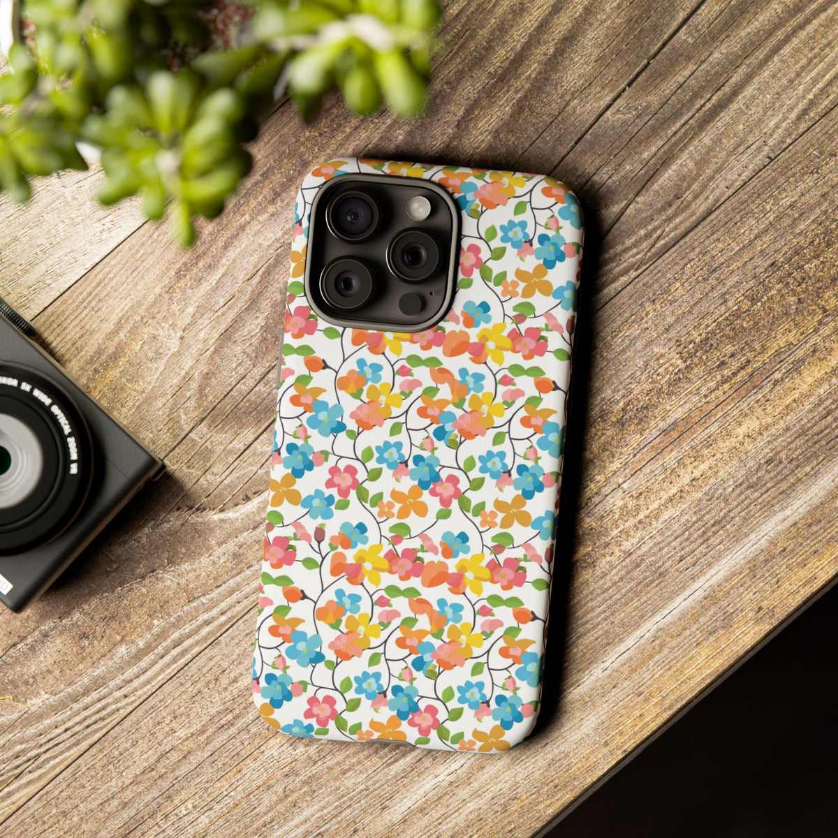 Spring Pattern Phone Case – Fresh & Vibrant Design for Your Phone 407