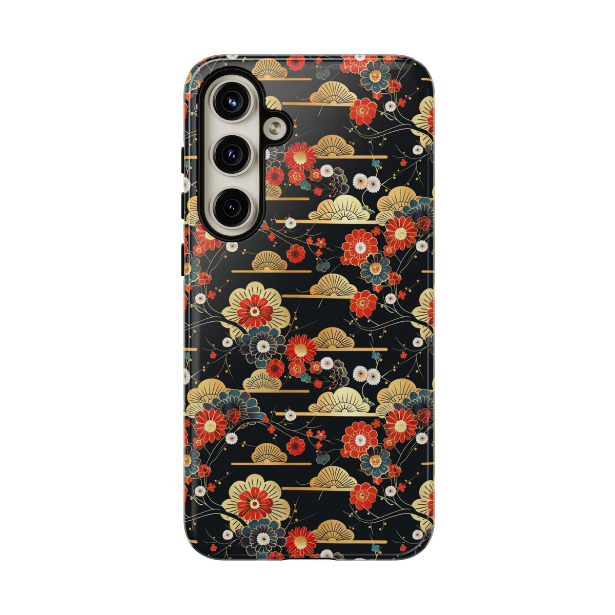 Japanese Pattern Phone Case – Elegant & Timeless Design for Your Phone 063