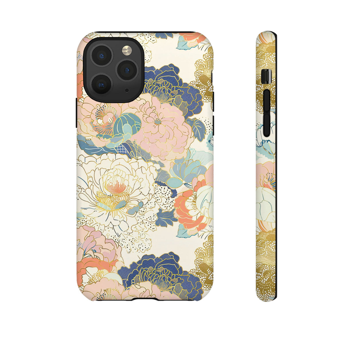 Japanese Blossom Asian Floral Design Phone Case – Elegant Floral Phone Cover 4