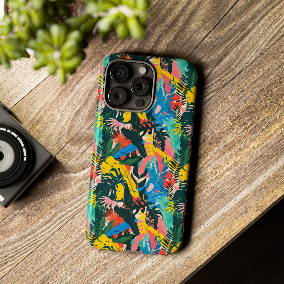 Jungle Pattern Phone Case – Exotic & Lush Design for Your Phone 346