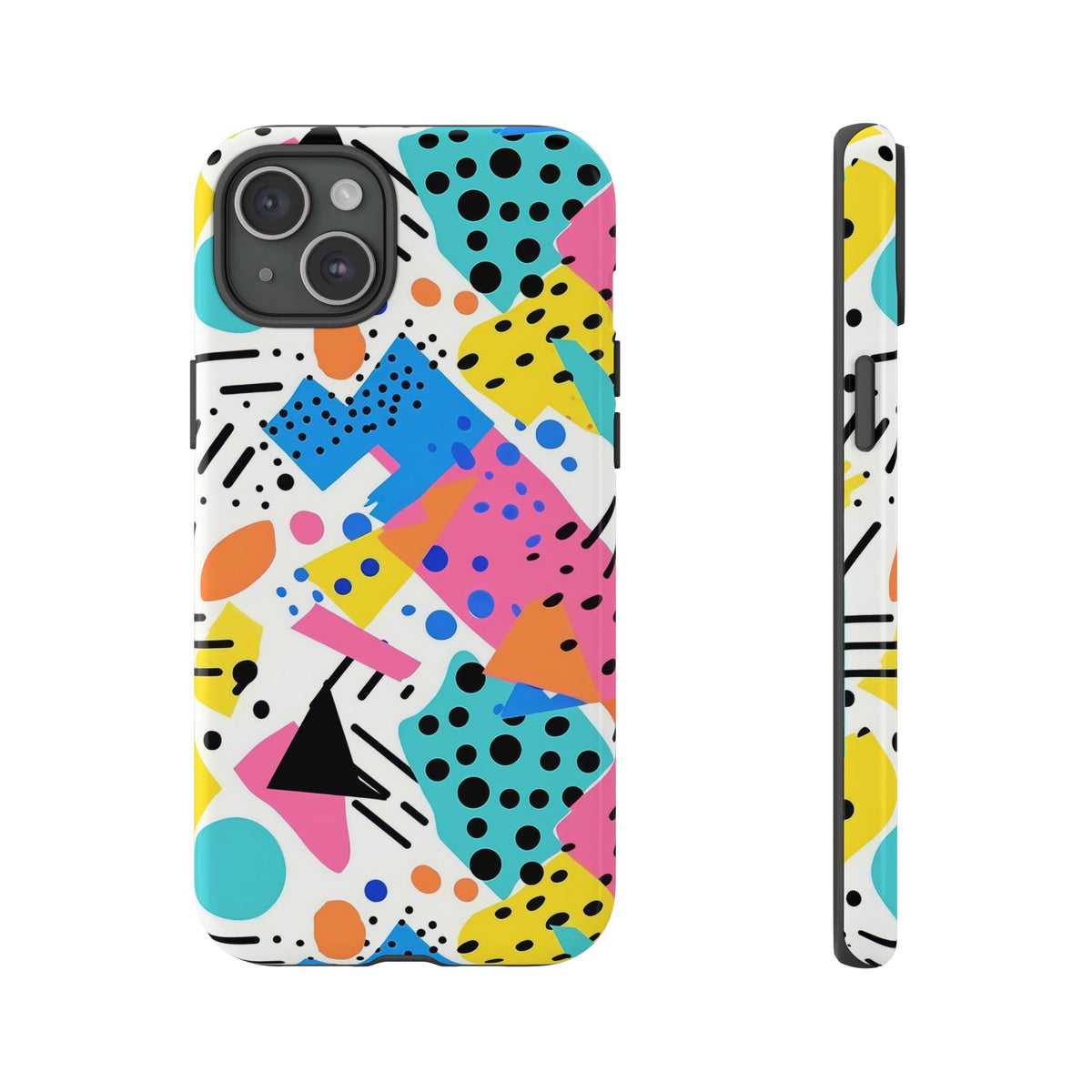 Bright Summer Memphis Design Phone Case – Vibrant and Playful Phone Cover