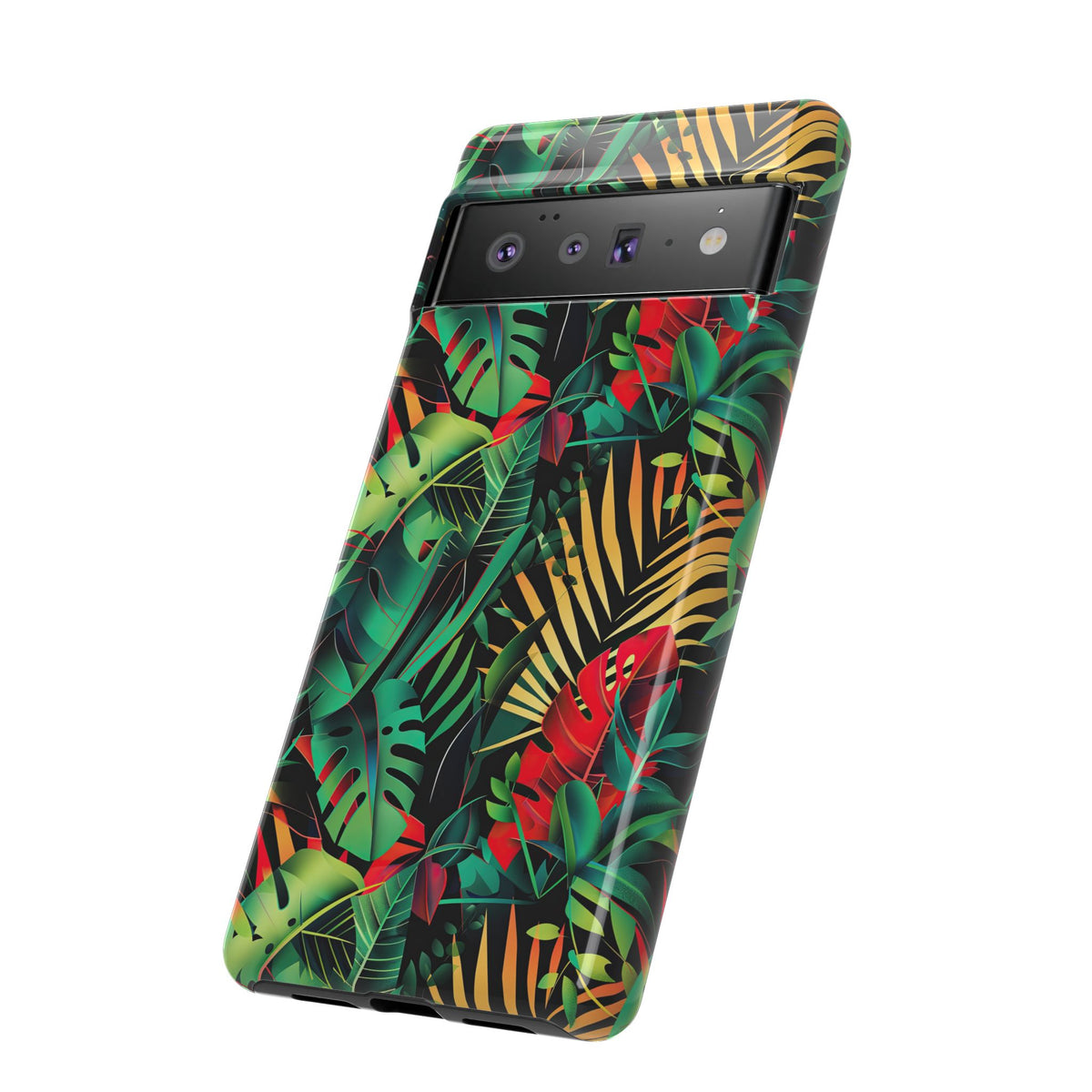 Jungle Collage Phone Case – Vibrant & Durable Nature-Inspired Protection