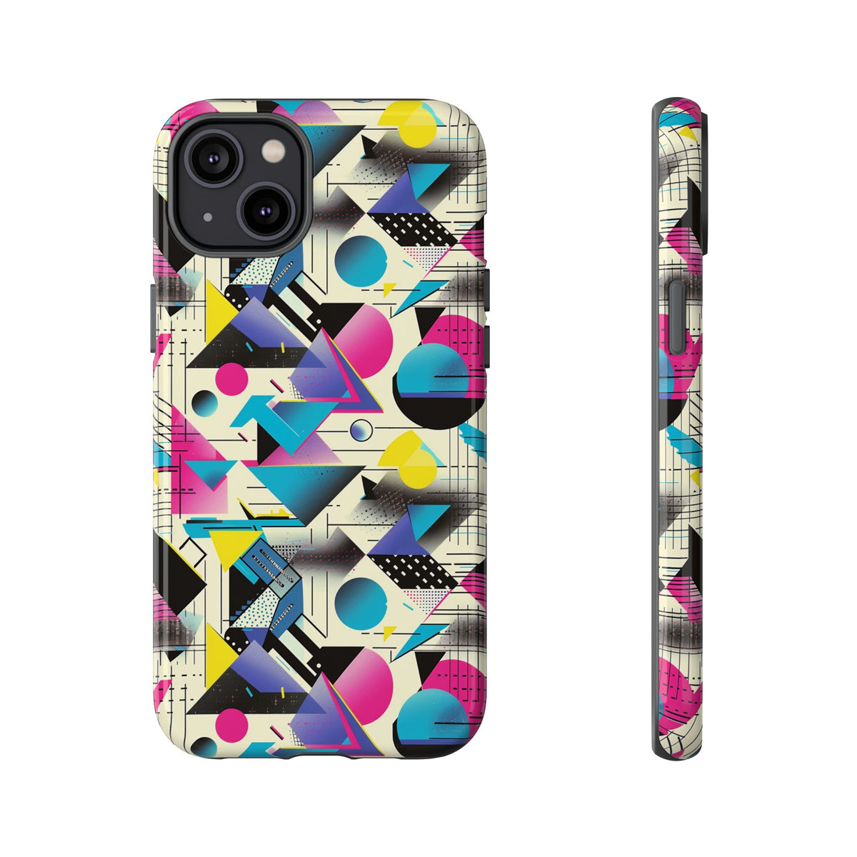 Retro 80s Seamless Phone Case – Vintage Style Meets Modern Protection 202