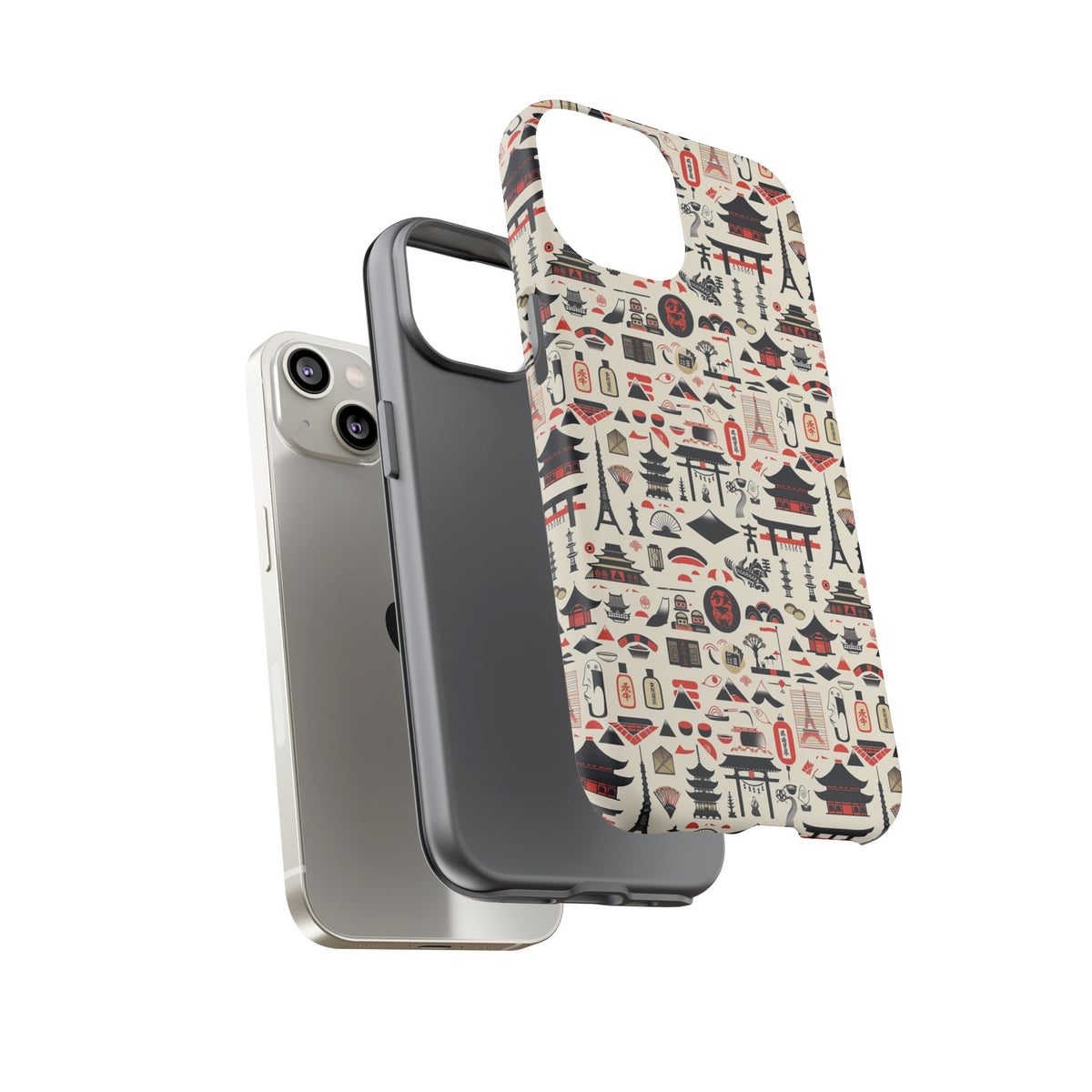 Japanese Pattern Phone Case – Elegant & Timeless Design for Your Phone 010