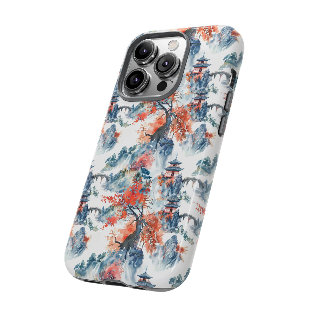 Japanese Pattern Phone Case – Elegant & Timeless Design for Your Phone 043