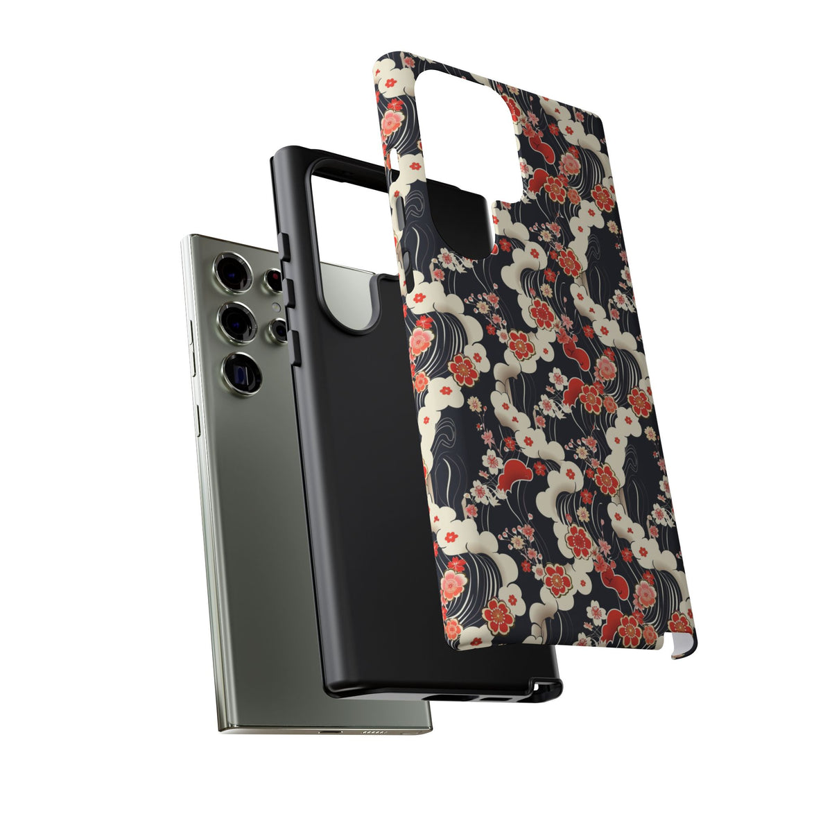 Japanese Pattern Phone Case – Elegant & Timeless Design for Your Phone 478