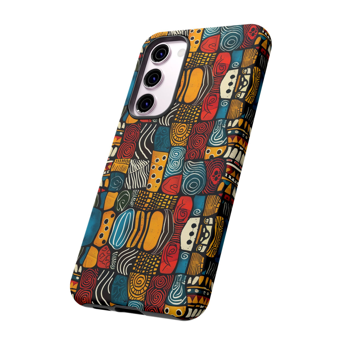 Stylish African Pattern Phone Case – Unique and Vibrant Protection 159