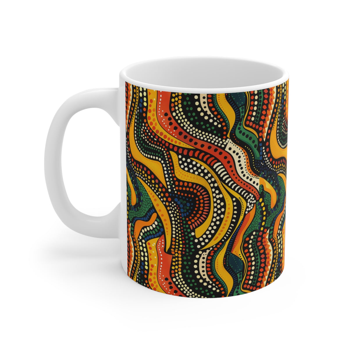 All-Over African Pattern Coffee Mug 531