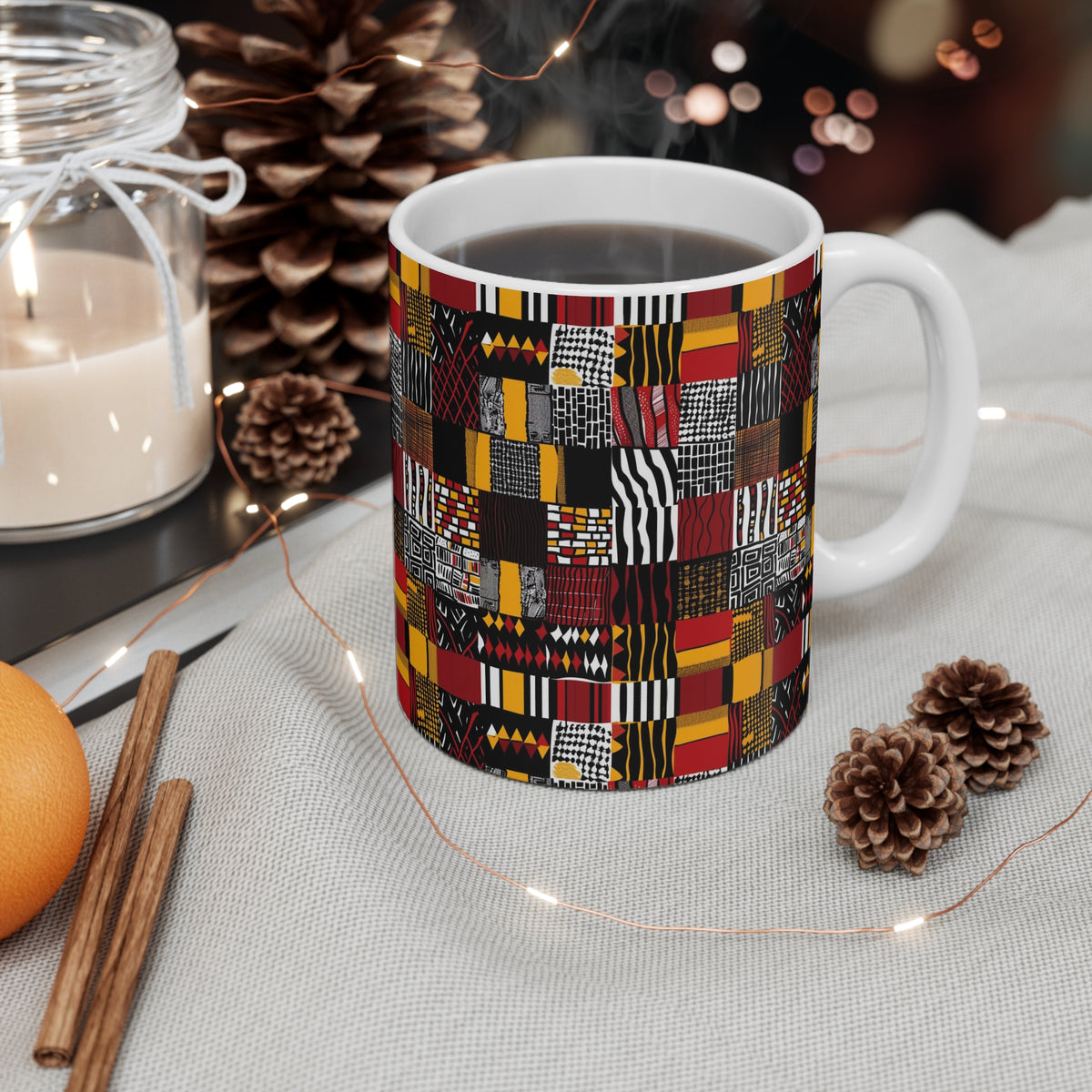 All-Over African Pattern Coffee Mug 562