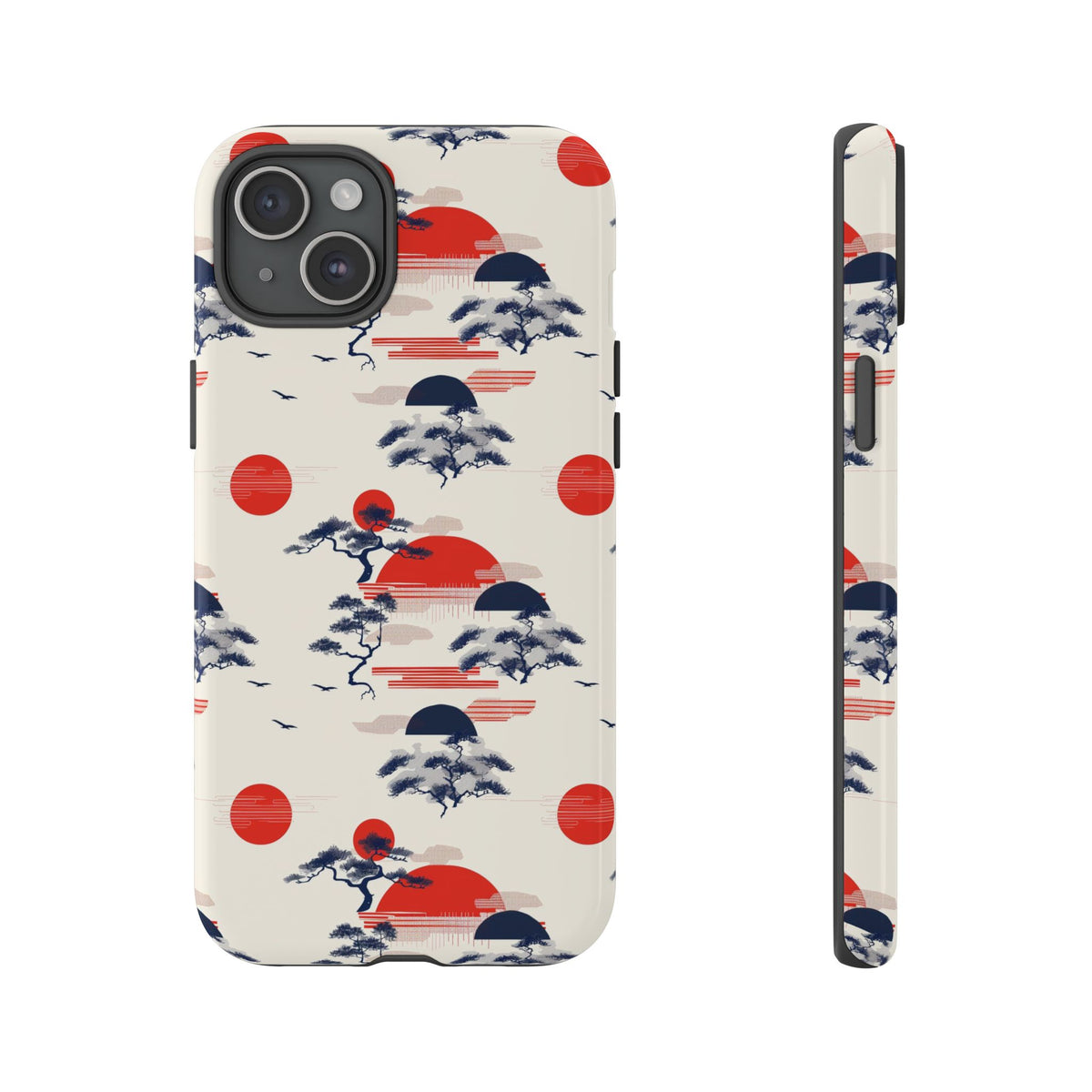 Japanese Pattern Phone Case – Elegant & Timeless Design for Your Phone 047