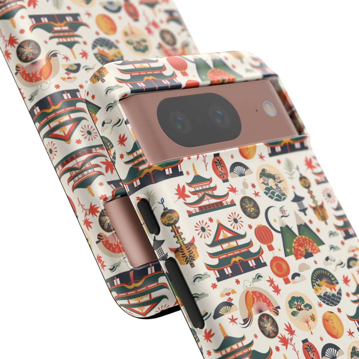 Japanese Pattern Phone Case – Elegant & Timeless Design for Your Phone 068