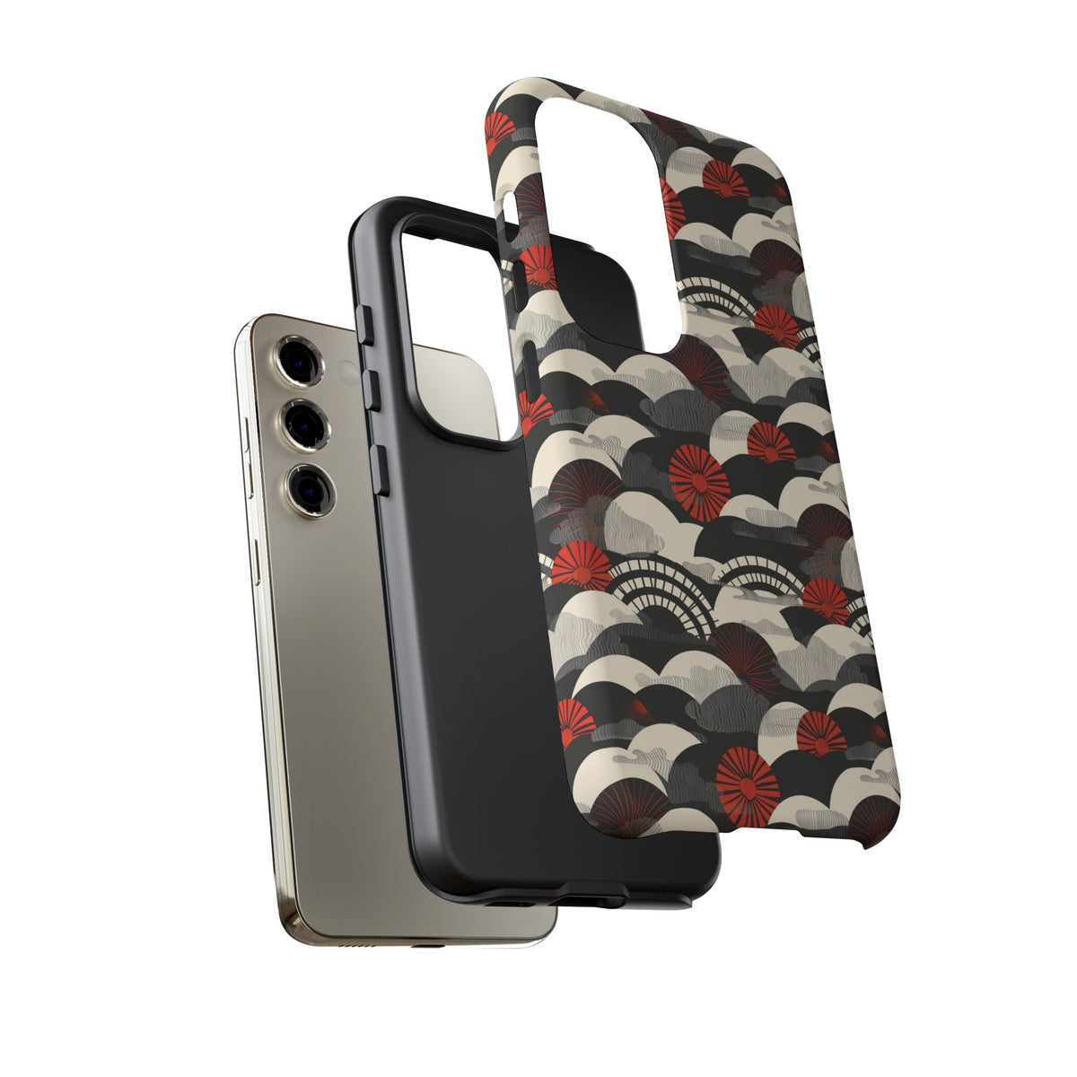 Japanese Pattern Phone Case – Elegant & Timeless Design for Your Phone 151