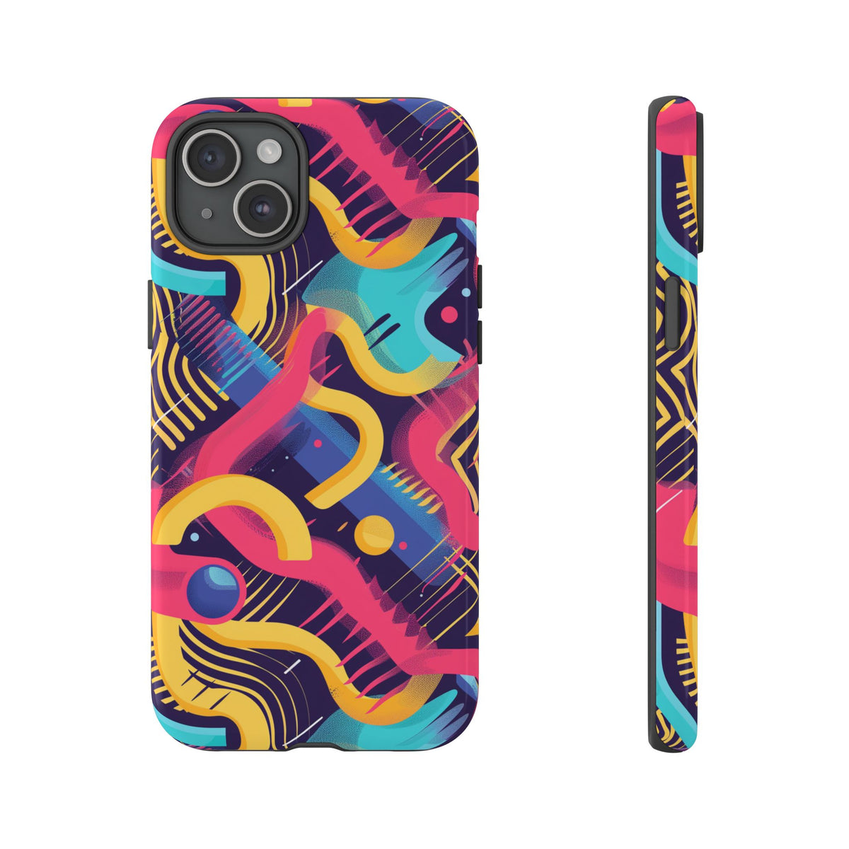 Retro 80s Seamless Phone Case – Vintage Style Meets Modern Protection 2