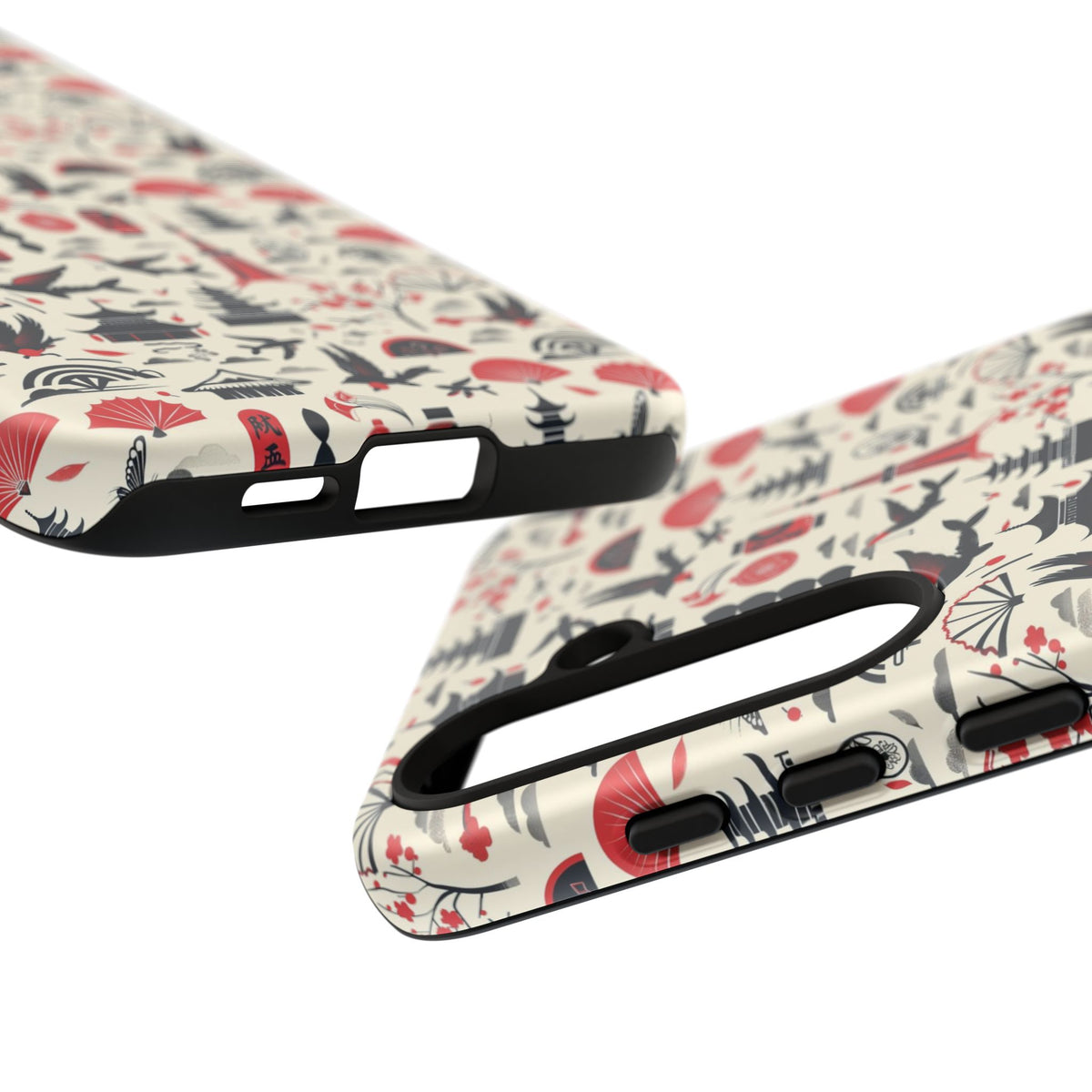 Japanese Pattern Phone Case – Elegant & Timeless Design for Your Phone 067