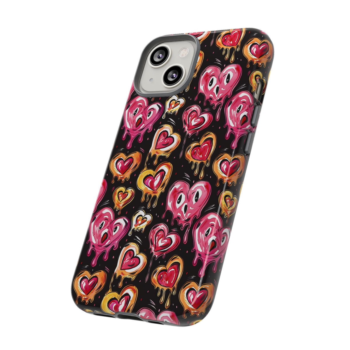 Heart Pattern Phone Case – Stylish & Loving Design for Your Device 361